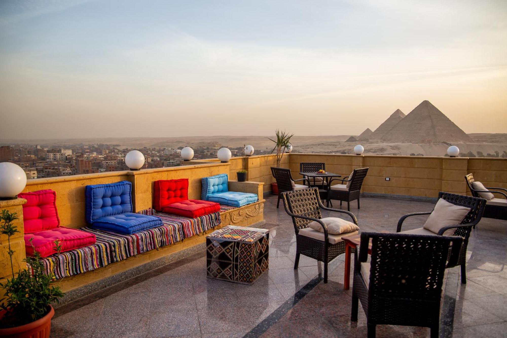 Gardenia Hotel Pyramids View Nazlet el-Sîsi Buitenkant foto